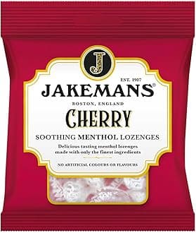 Menthol Lozenges 100g Bag (Cherry, 100g)