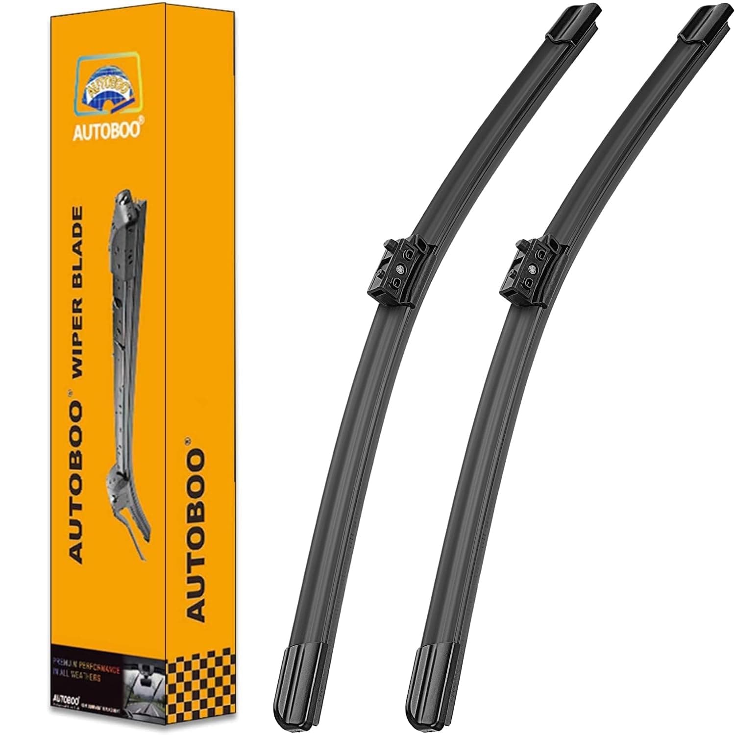 AUTOBOO 26"+24" Windshield Wipers Replacement for Mercedes-Benz Sprinter 1500 2500 3500 2019 2020 2021 2022 2023 -Original Equipment Factory Quality Wiper blades (Pack of 2)-Without window washer hose