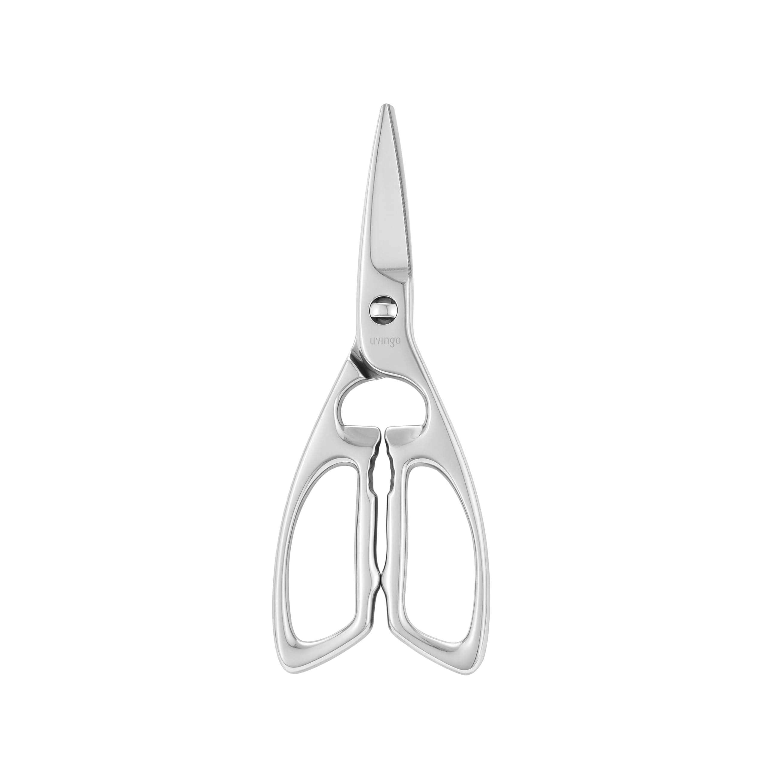 LIVINGO Heavy Duty Kitchen Scissors - Multi-function Dishwasher Safe Stainless Steel Forged Come Apart Utility Shears All Purpose for Cutting Food, Meat, Poultry, Vegetable, Nutcracker