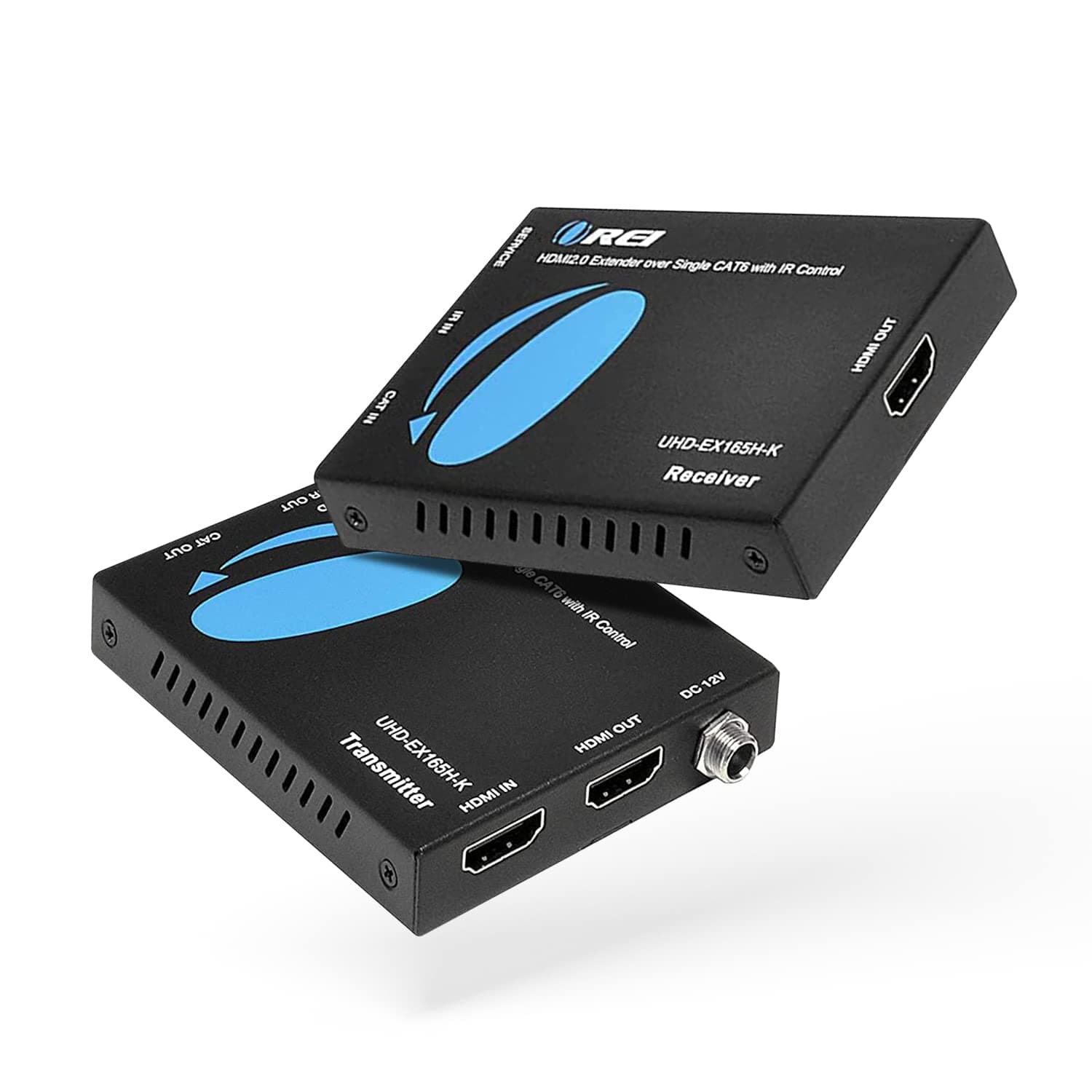 HDMI Extender UltraHD Over Single Cat6/Cat7 Cable 4K @ 60Hz with HDR & IR Control - Up to 165 ft EDID Management