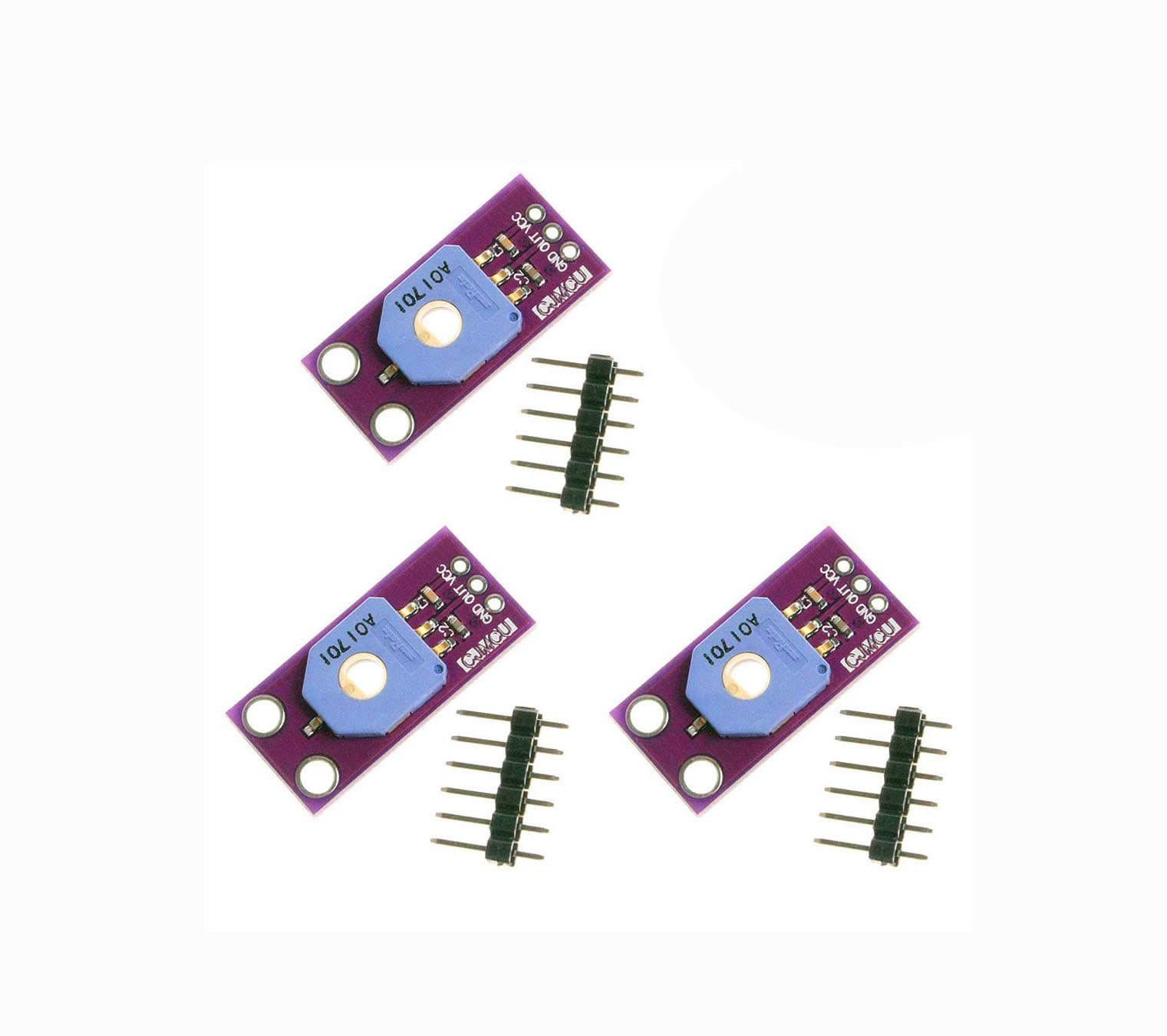 3PCS Rotation Angle Sensor Module SV01A103AEA01R00 Trimmer 10K Potentiometer Analog Voltage Output for Arduino