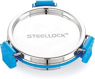 STEELLOCK PRO Stainless Steel Container/Dabba with Steel Lid Airtight for Food Storage, Easy to Carry, Leak Proof and Stackable (SLP-120/150 ML).