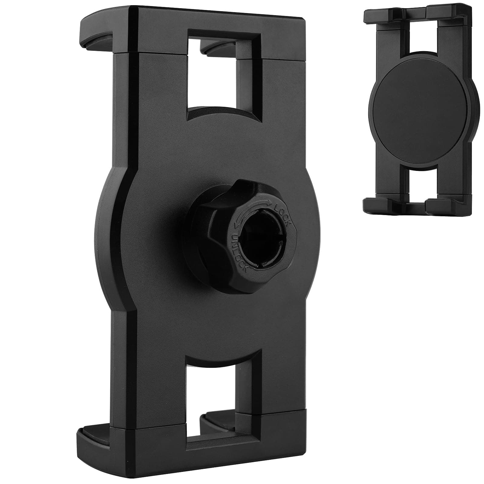 Tablet Holder Clamp Clip Mount Replacement with 17mm Ball Joint Socket for Tablet/iPad/Nexus/Switch/iPhone,Ball Hole Compatible with Diameter of 0.669 inch /17mm Ball Head,Multi-Angle Adjustable