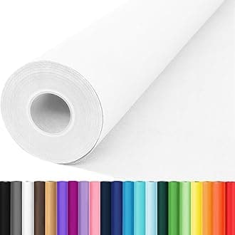 36"x2400"(200') White Kraft Paper, Art Craft Paper, Wrapping Paper Poster Bulletin Board Easel Drawing Paper Roll, Art Supplies for Kids Toddlers Girls, Christmas Eid Valentines Wedding Gift Wrap