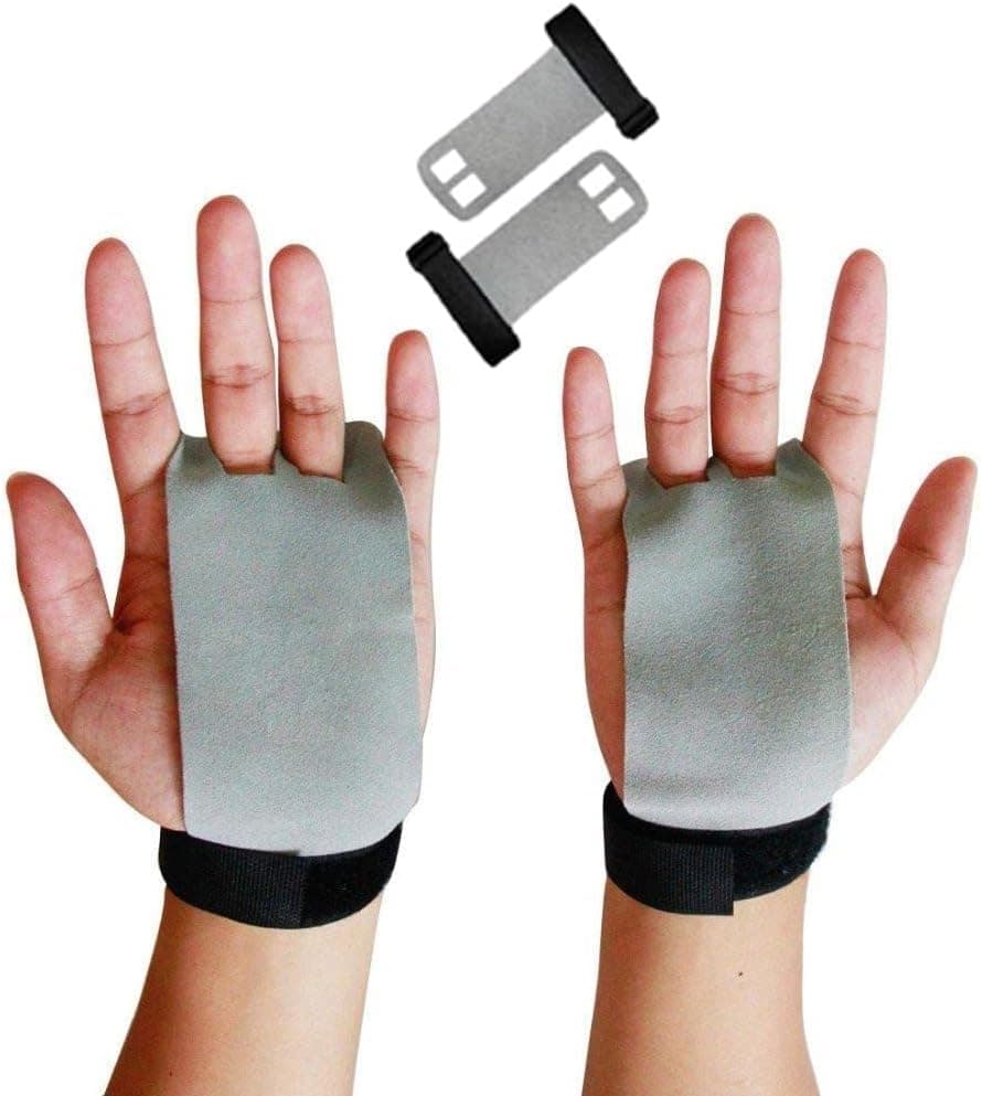 Gymnastics Hand Grips S/M L/XL Black Great for Pull Ups Crossfit Heavy Duty Weightlifting Powerlifting Barbells Kettlebells Training for Men and Women By SPALL (S/M, Black)