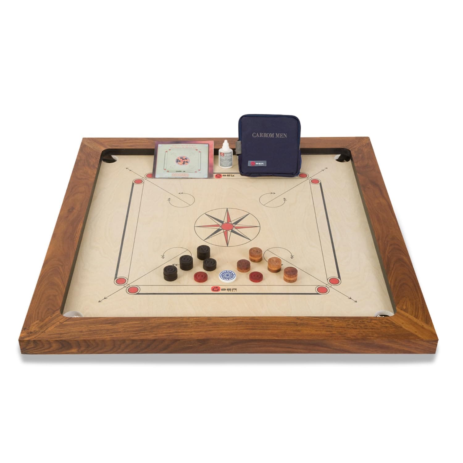 Uber Games – Championship Carrom Board Set