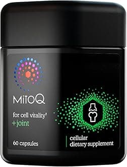 Joint Advanced CoQ10 Antioxidant Supplement - Contains Mitoquinol Mesylate & Green Lipped Mussel Omega Oil Extract - Supports Healthy Joint, Mobility and Cell Vitality (60 Softgel Capsules)