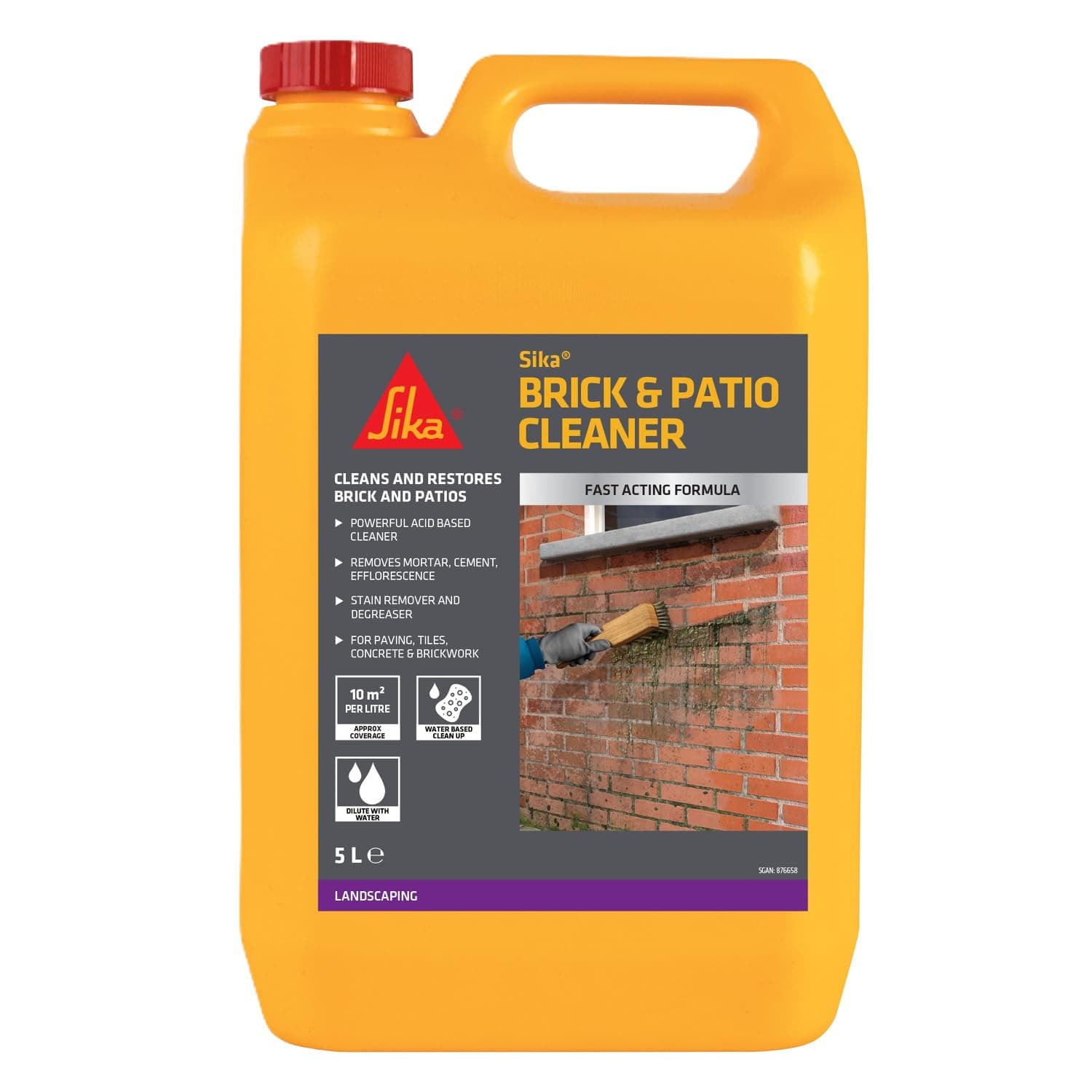 Brick & Patio Cleaner High Strength Brick and Patio Cleaner, 5 Litre