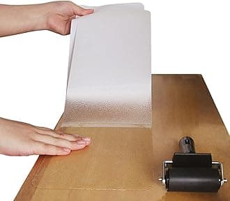 Non Slip Stair Treads 4’’ x 24’’, 15 Pack Pre-Cut Transparent Anti Slip Strips, Waterproof and High Viscosity, Adds Non Slip Traction to Floor, Bathroom, Safety for Kids, Elders and Pets