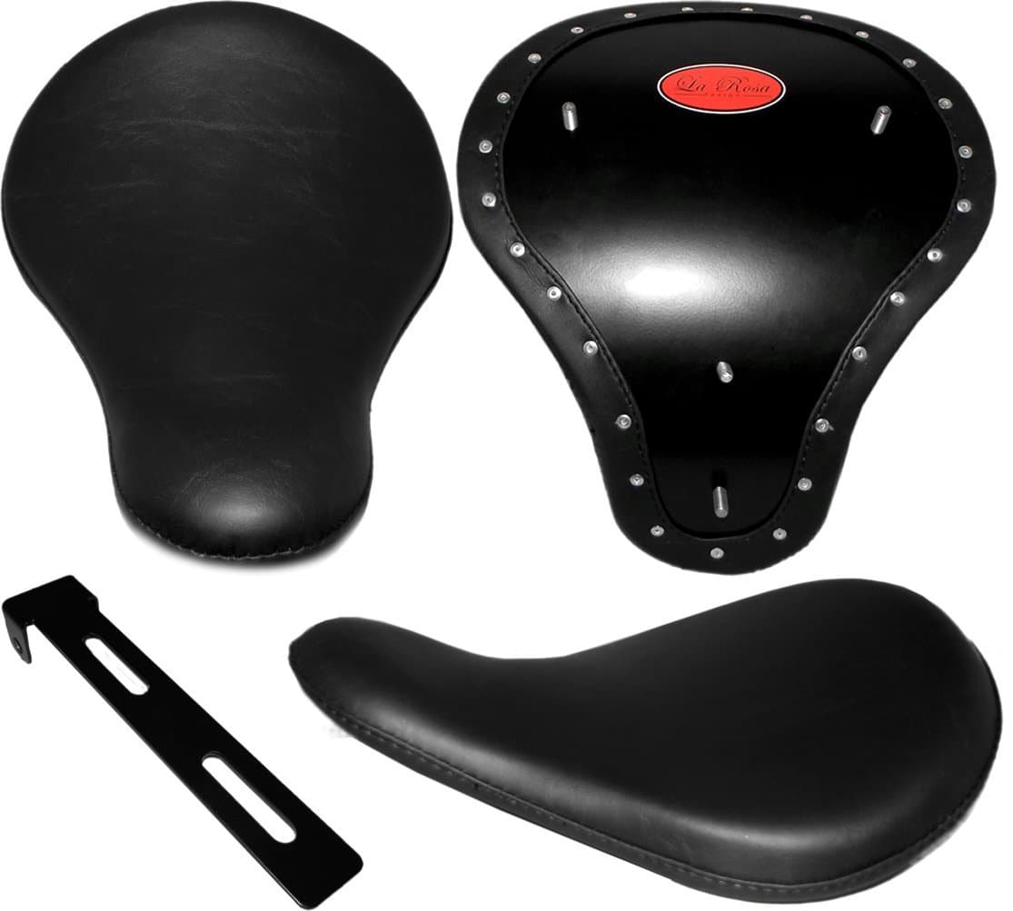 Chopper Bobber 16" Eliminator Solo Seats Black Plain