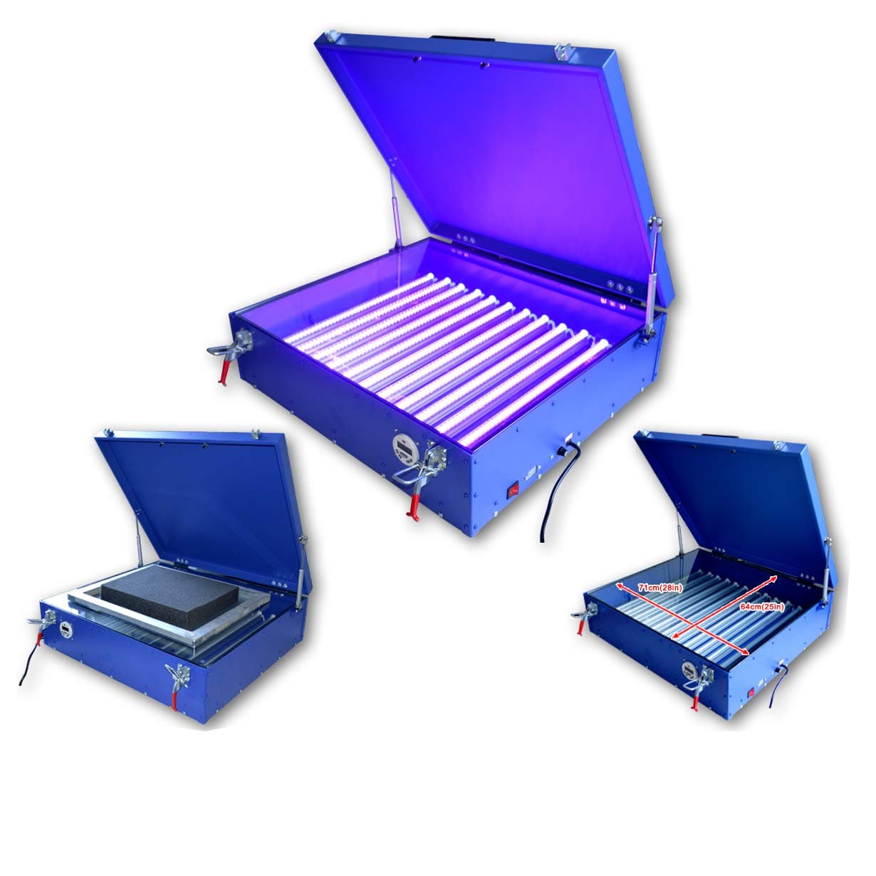 INTBUYING UV Exposure Unit Silk Screen Printing LED Light Box 24x28 Inches 110V