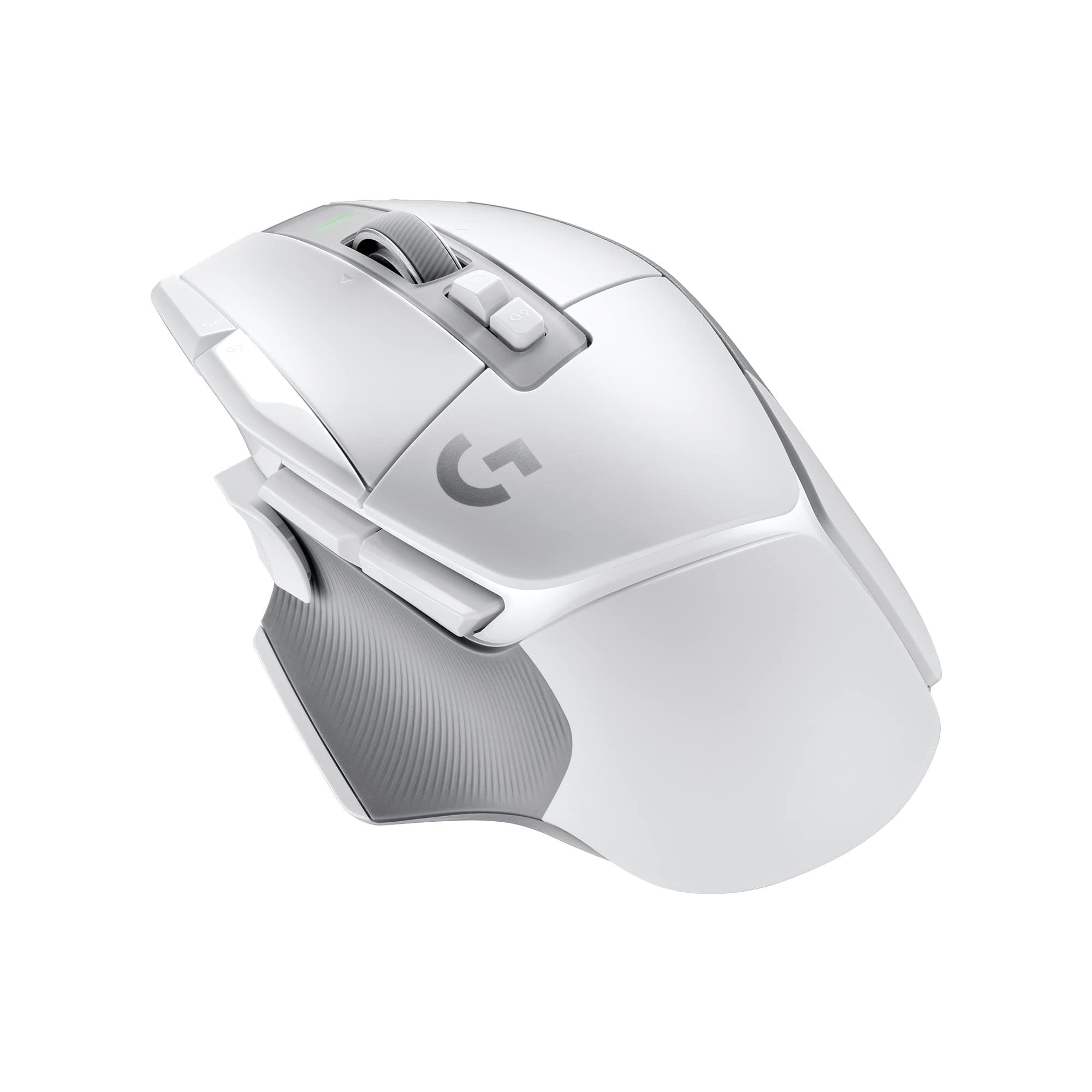 G502 X LIGHTSPEED Wireless Gaming Mouse - Optical mouse with LIGHTFORCE hybrid optical-mechanical switches, HERO 25K gaming sensor, compatible with PC - macOS/Windows - White