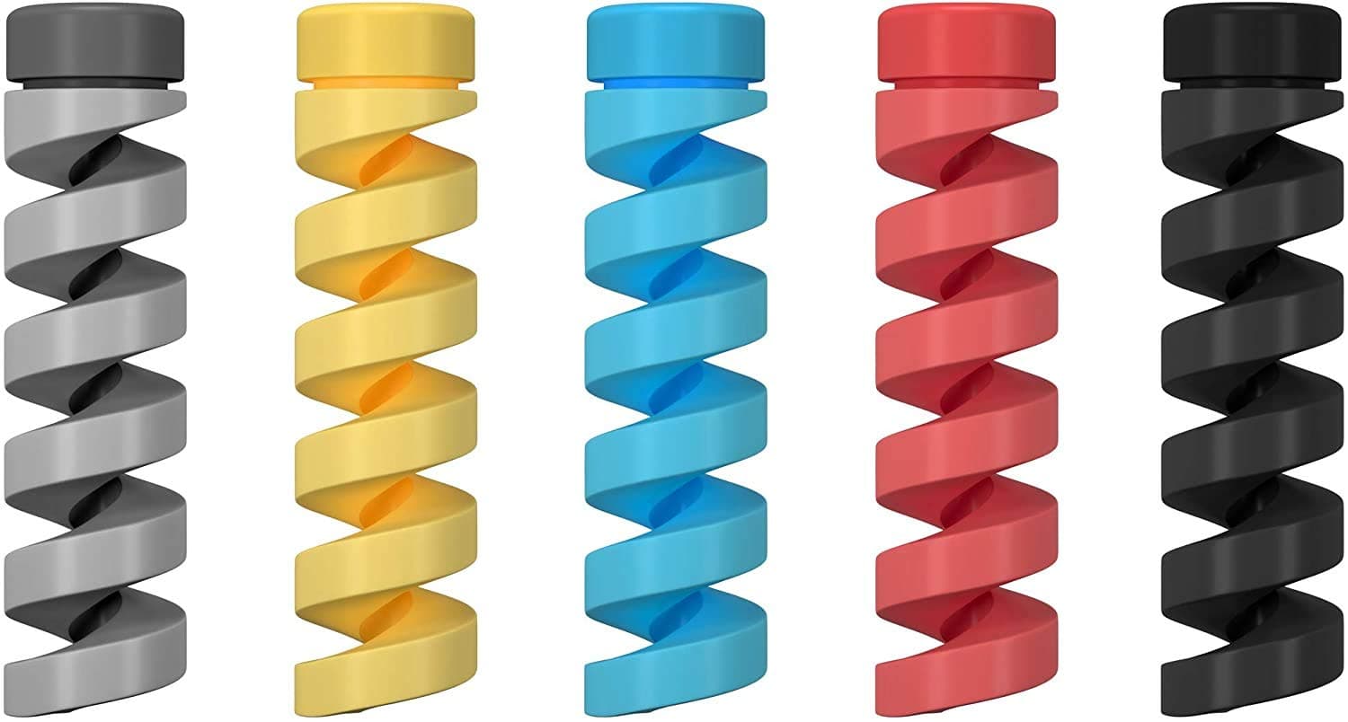 Artefact Cable Protector (10-Pack) - Charger Protectors - Cord Protector - Cord Saver Compatible for iPhone, iPad, Macbook