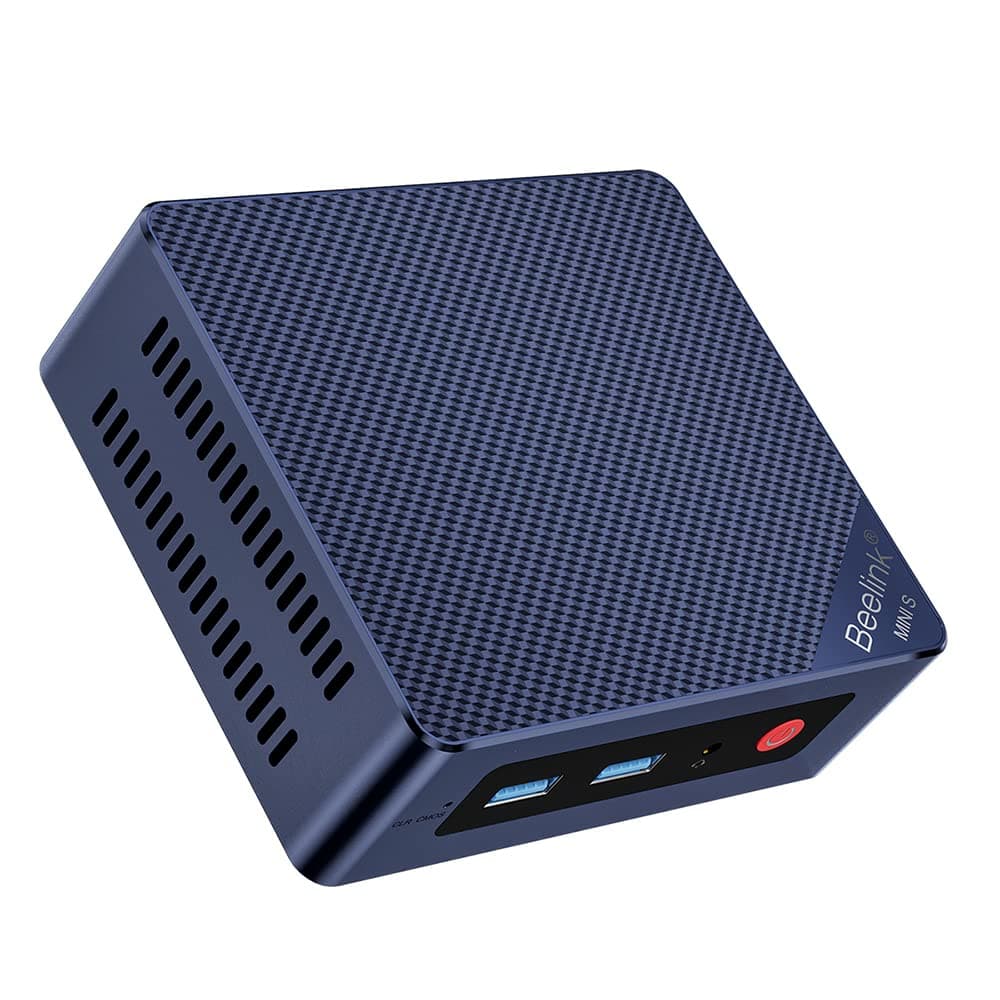 Beelink MINI S12 Mini PC with N95 Processor, 8G DDR4 256G SSD Mini Desktop PC, WiFi5, BT4.2, Dual HDMI, 2.5G LAN W-11 Home Mini Computer