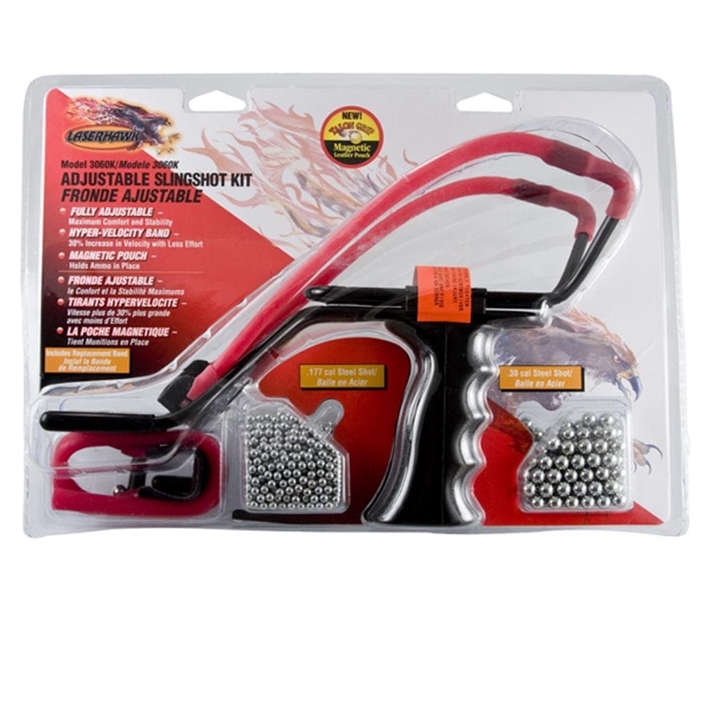 Laserhawk Adj Slingshot&Ammo Kit