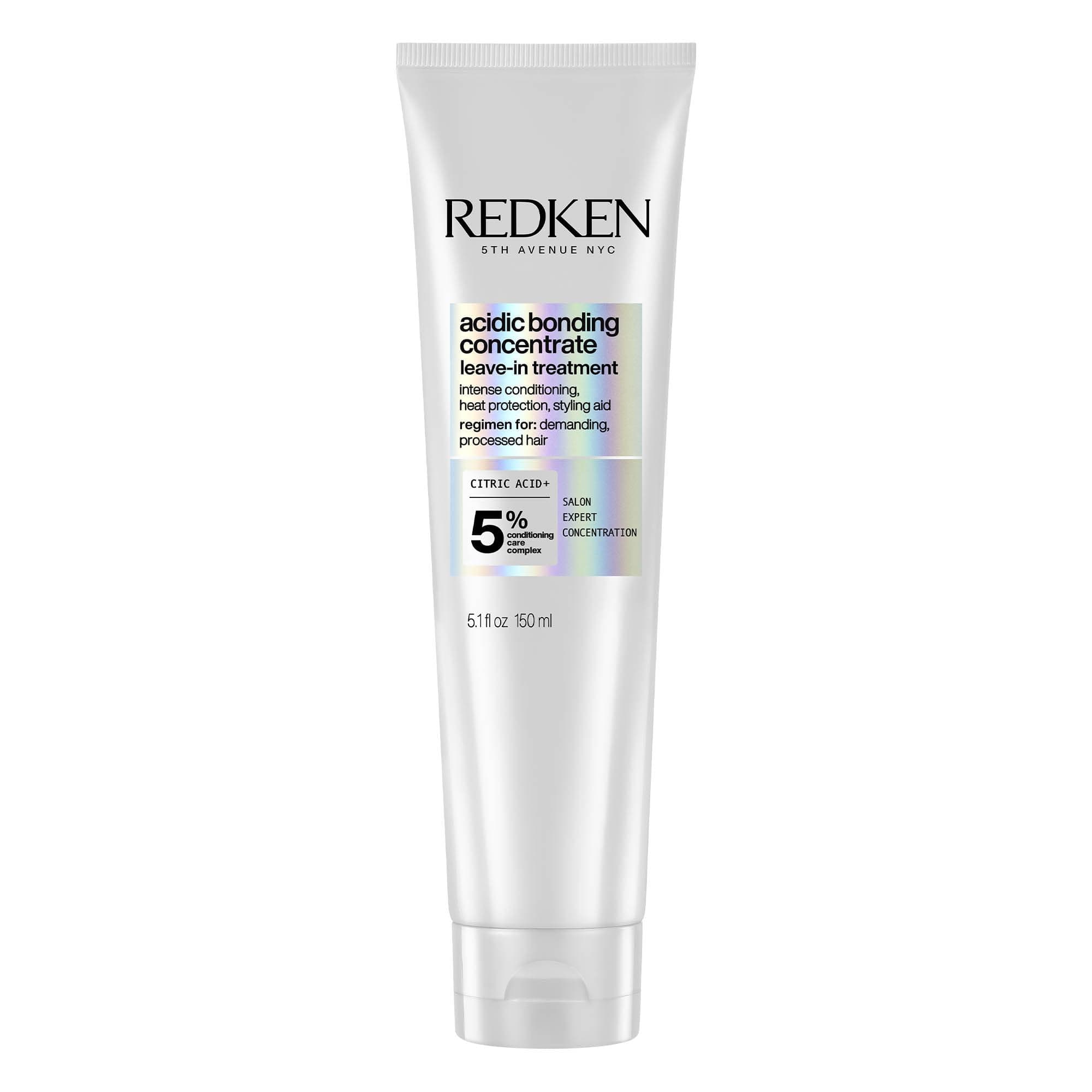 Redken Acidic Bonding Concentrate Leave In Conditioner | Hair Repair Treatment For Weak & Damaged Hair | Bond Building & Strengthening | Smooths & Provides Heat Protection | 150ml