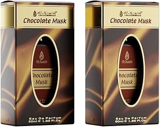 Chocolate Musk Eau De Parfum for Men & Women - Pack of 2 (50ml Each) | EDP Perfume | Long Lasting & Luxury Fragrance