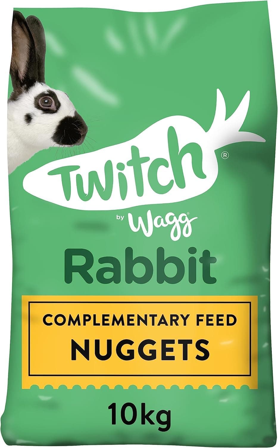 Twitch Rabbit Food 10kg - Complementary Feed Nuggets