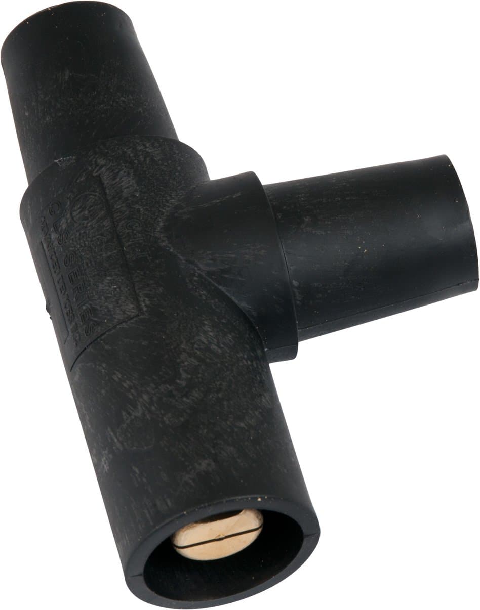 Marinco CTT-A CL/CLS/CLM Cam Type, Tapping T Adapter (Male-Female-Female) - Black (A)