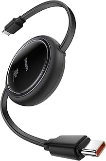 USB C Cable, Mini 100W Retractable USB C to USB C PD 5A Fast Charging Cable, 4-Stage Length Preset USB Type C Charger Cable for iPhone 15/Pro/Plus/Pro Max, MacBook, iPad Pro, Samsung S23/S22+