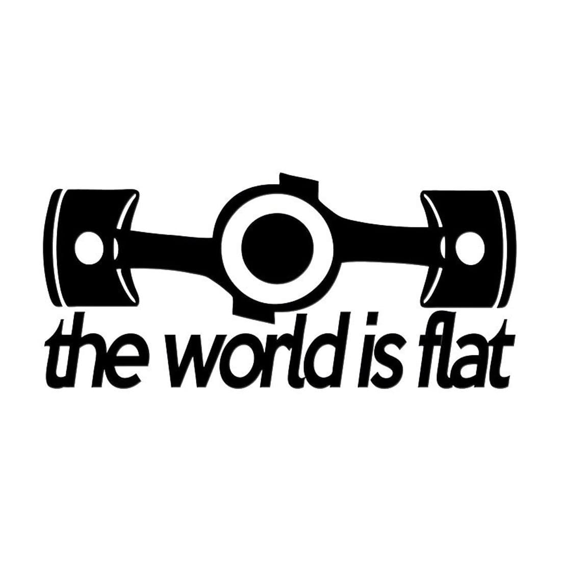 XINXIGI Flat boxer engine window car stickers vinyl for car body sti porsche VW subaru impreza BRZ Decor Black/Sliver