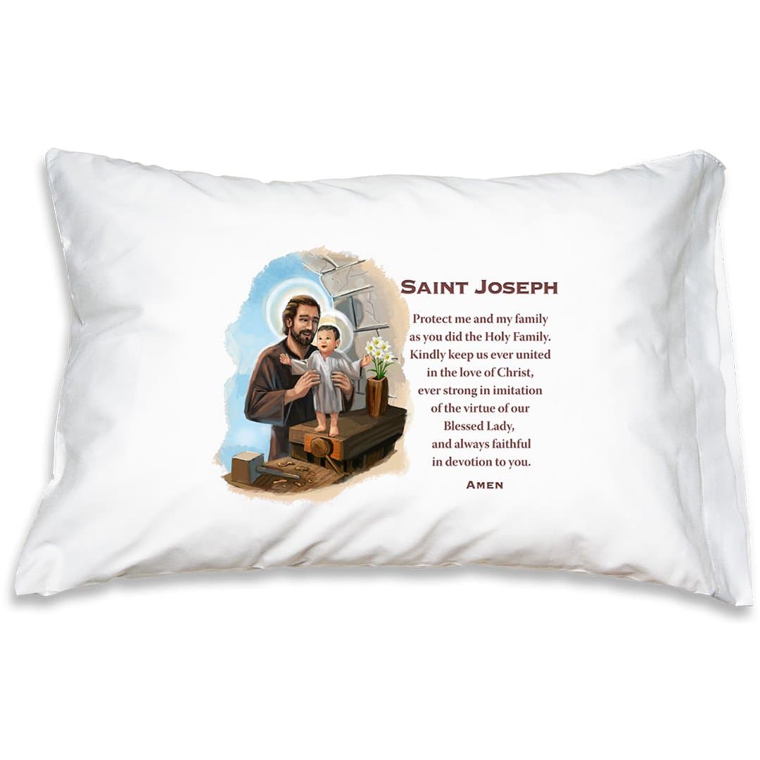 St. Joseph Prayer Pillowcase