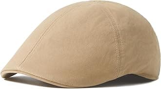 Newsboy Cap for Men Cotton Beret Ivy Irish Gatsby Driving Cabbie Hat