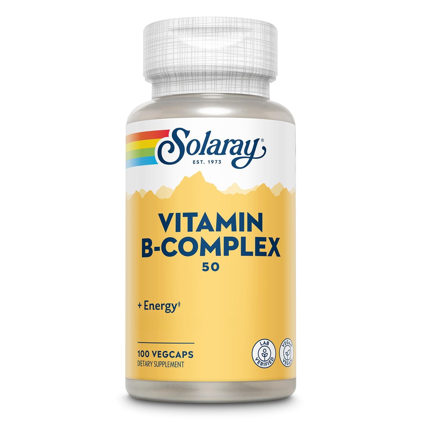 Vitamin B Complex 50 Mg. 100 Vegetable Capsules