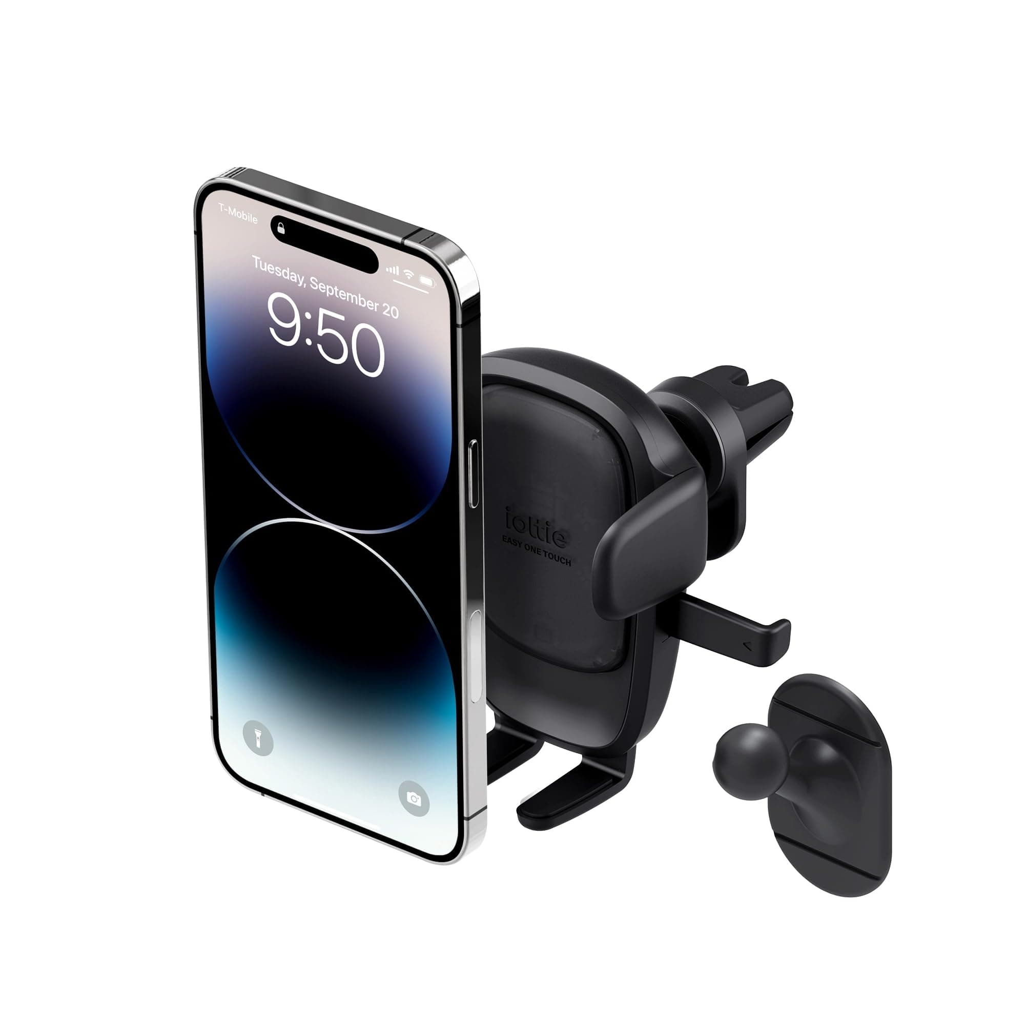 iOttie Easy One Touch 6 Air Vent Car Phone Mount - Universal Cell Phone Holder for iPhone, Google, Samsung, Moto, Huawei, Nokia, LG, and All Other Smartphones