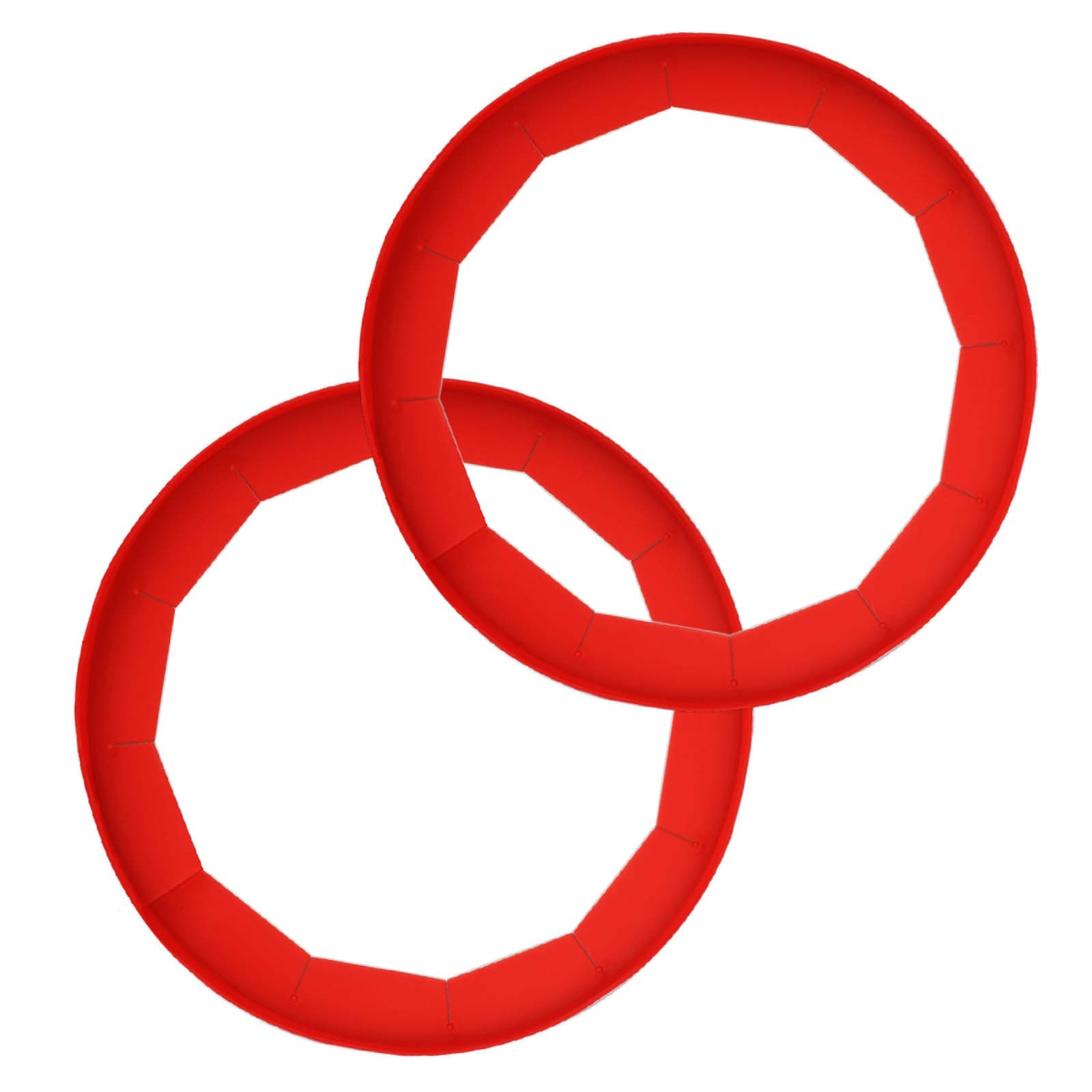 Adjustable Silicone Pie Crust Shields - Baking Protectors Cover Ring Fits 8-11.4 Inch Pies