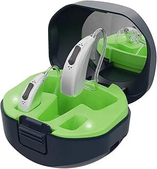 Hearing aids with Rechargable Charging Cable and case Hearing Amplifiers Hearing Amplifiers Personal sound amplification products devices