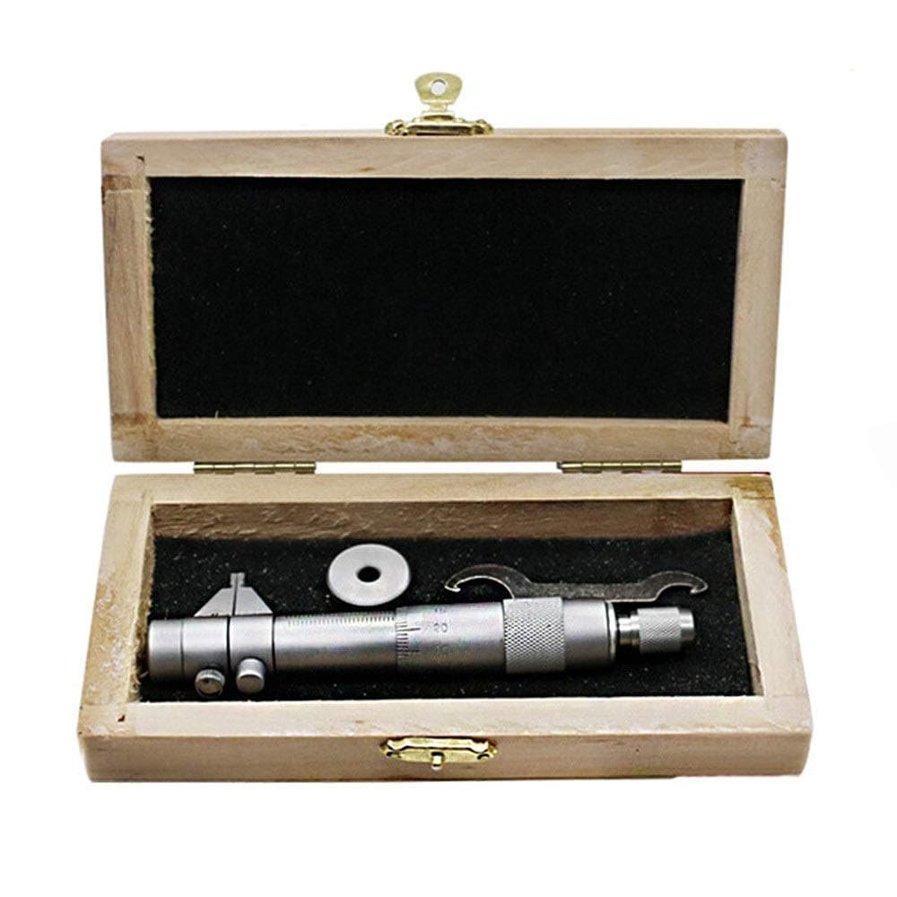 Digital Vernier Caliper Precision Inner Diameter Micrometer Caliper Measurement Tool With Storage box 0.01mm Precision Measurement Range: 5-30mm Can be Carried and Used at any Time for Designers Engin