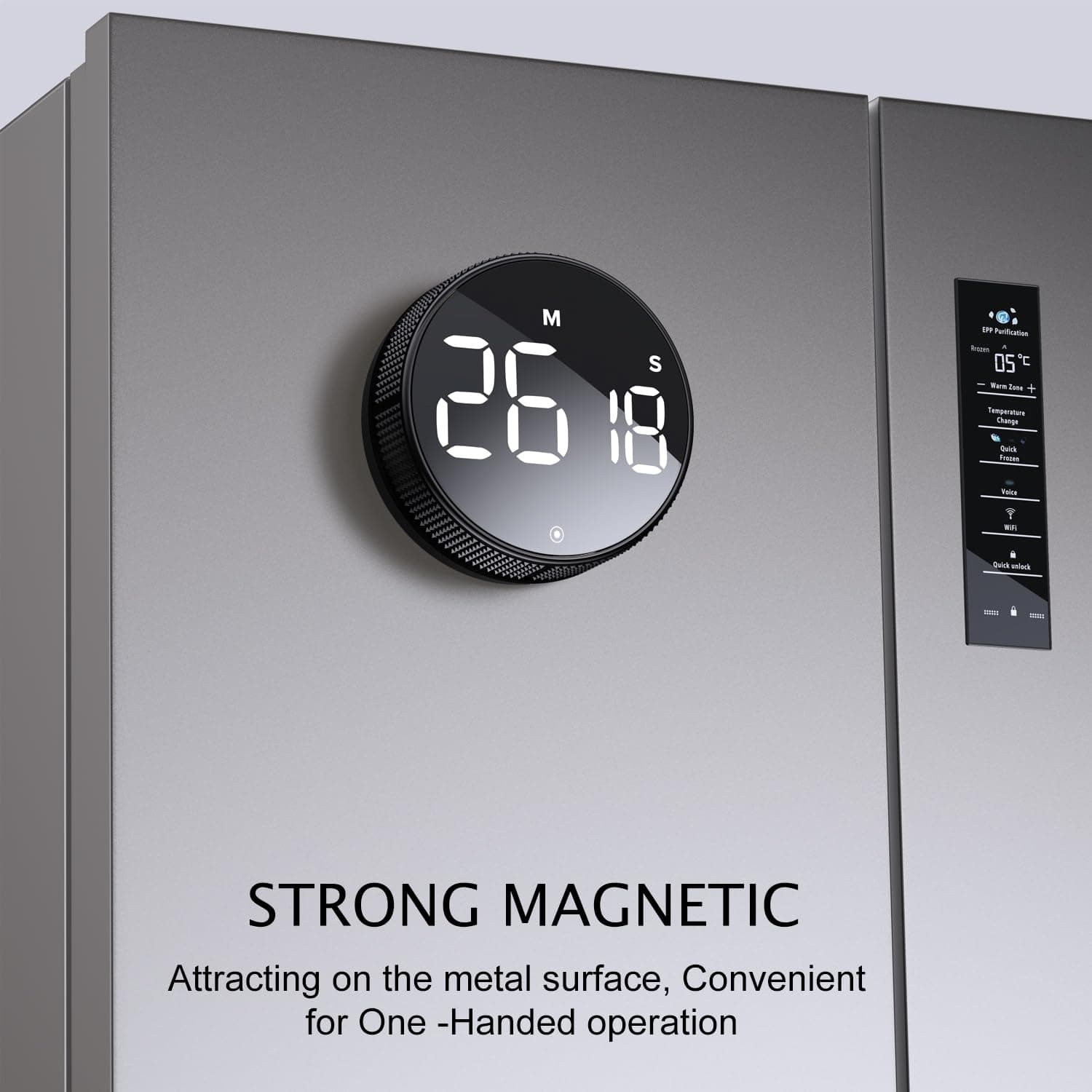 Blue Snail Kitchen Timer, Productivity Timer With Led Digital Display, Smart For Home Classroom Gym Office, Volume And Brightness Adjustable Efficana