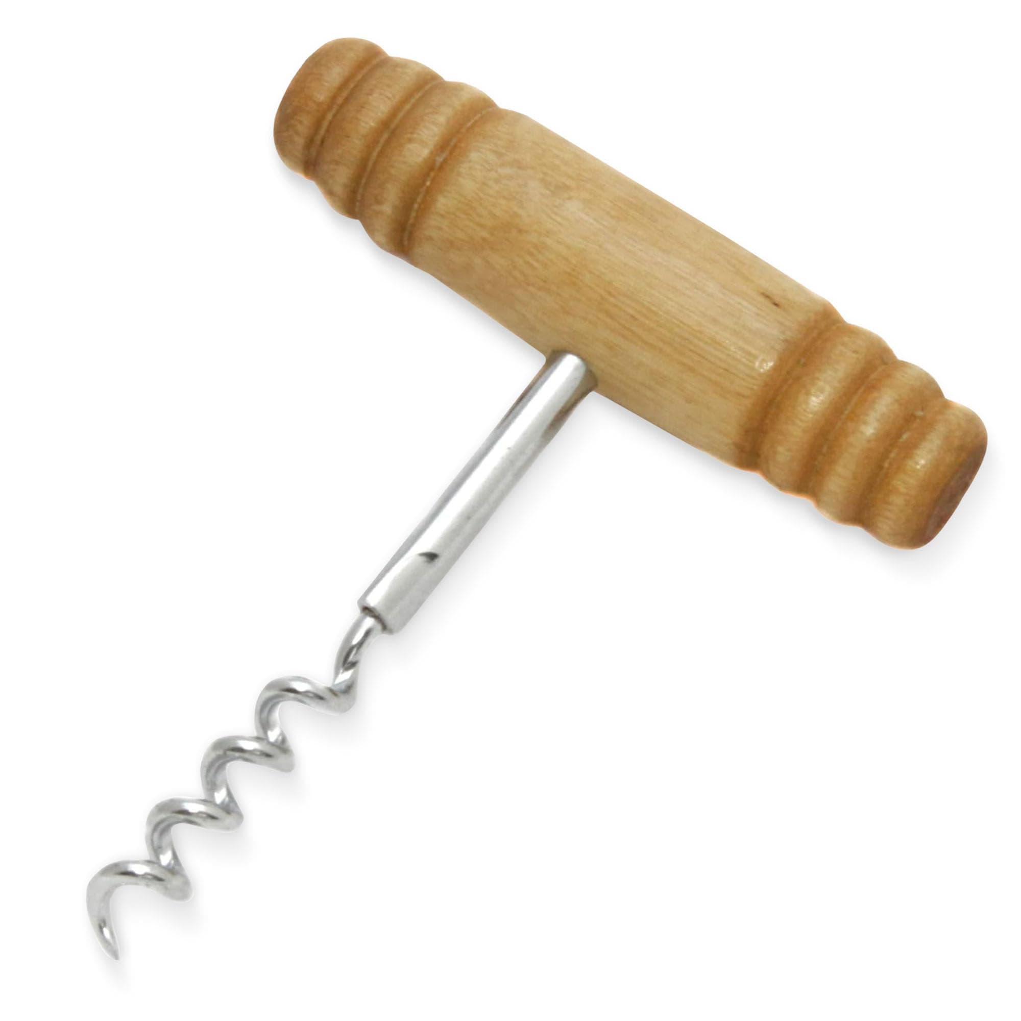 Chef Craft Select Corkscrew with Wooden Handle, 4 inch, Natural