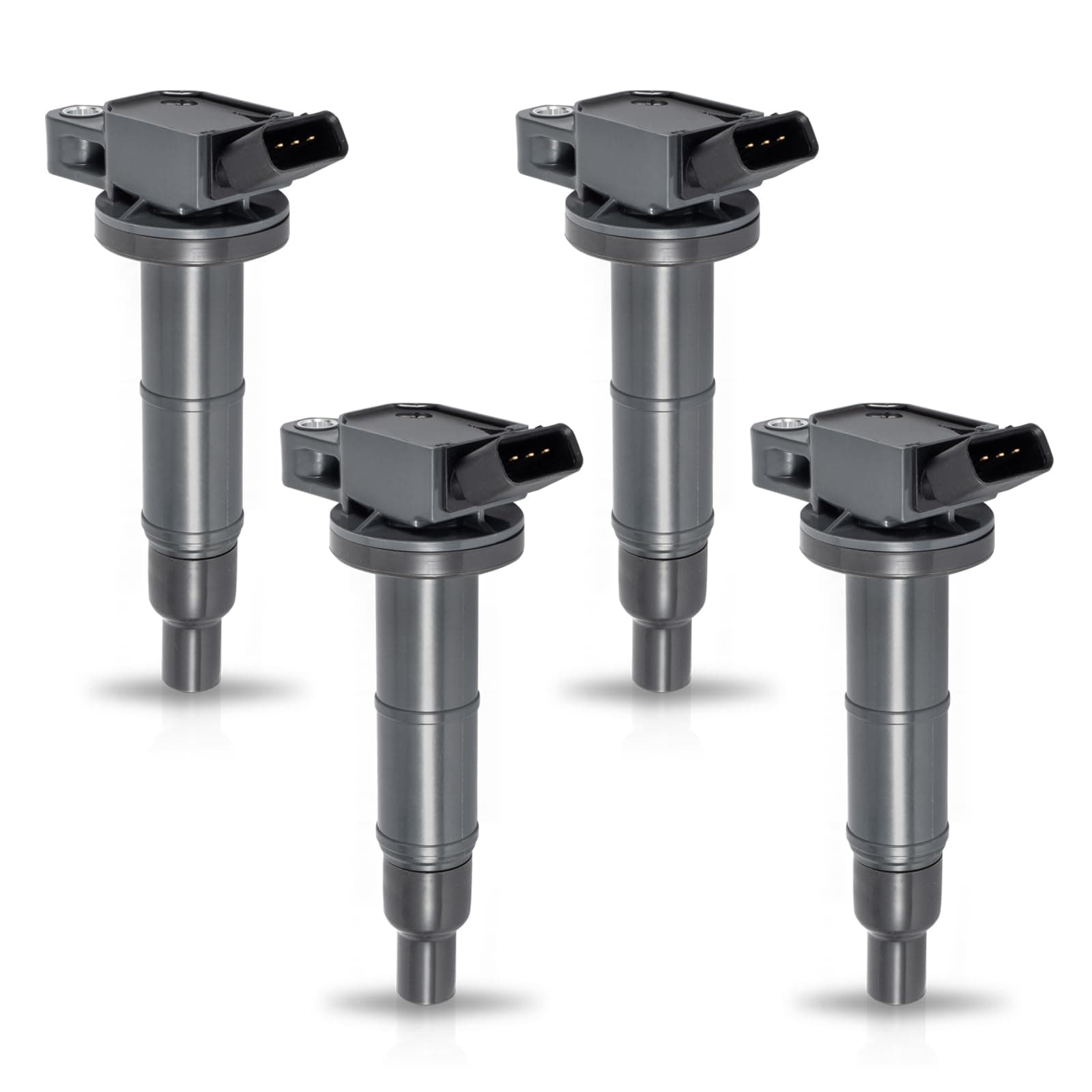 ENA Set of 4 Ignition Coil Pack 2002 2003 2004 2005 2006 2007 2008 2009 Compatible with Toyota Lexus Scion Camry Corolla Matrix RAV4 Solara Highlander tC xB HS250h 2.0L 2.4L V4 coils for UF333 C1330