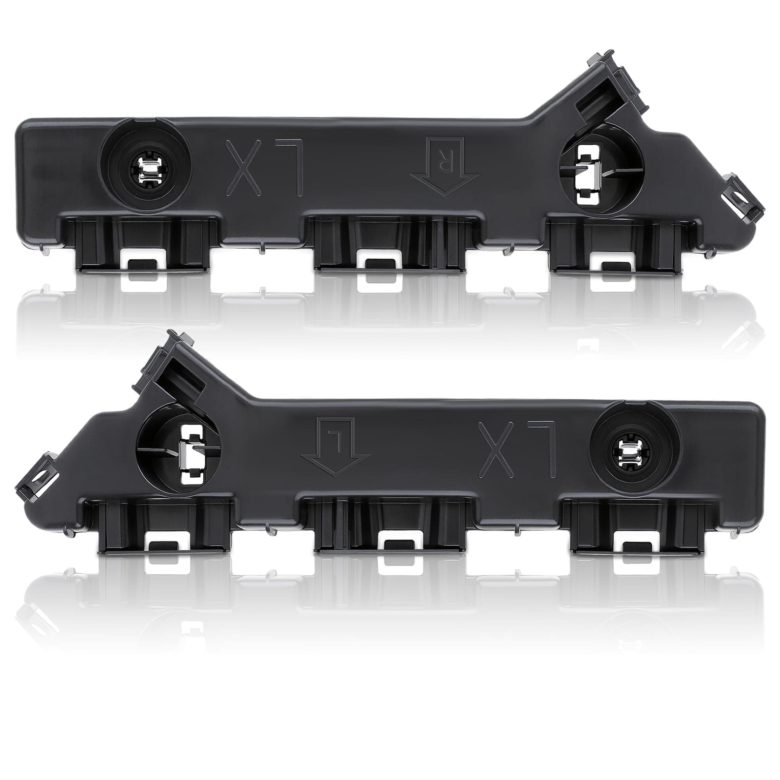 GoaMotors 2PCS Left and Right Front Bumper Cover Support Fit for Chrysler 300 2011-2020 Bumper Brackets, Replace 57010401AD, 57010402AD, Driver and Passenger Side Bumper Cover Bracket