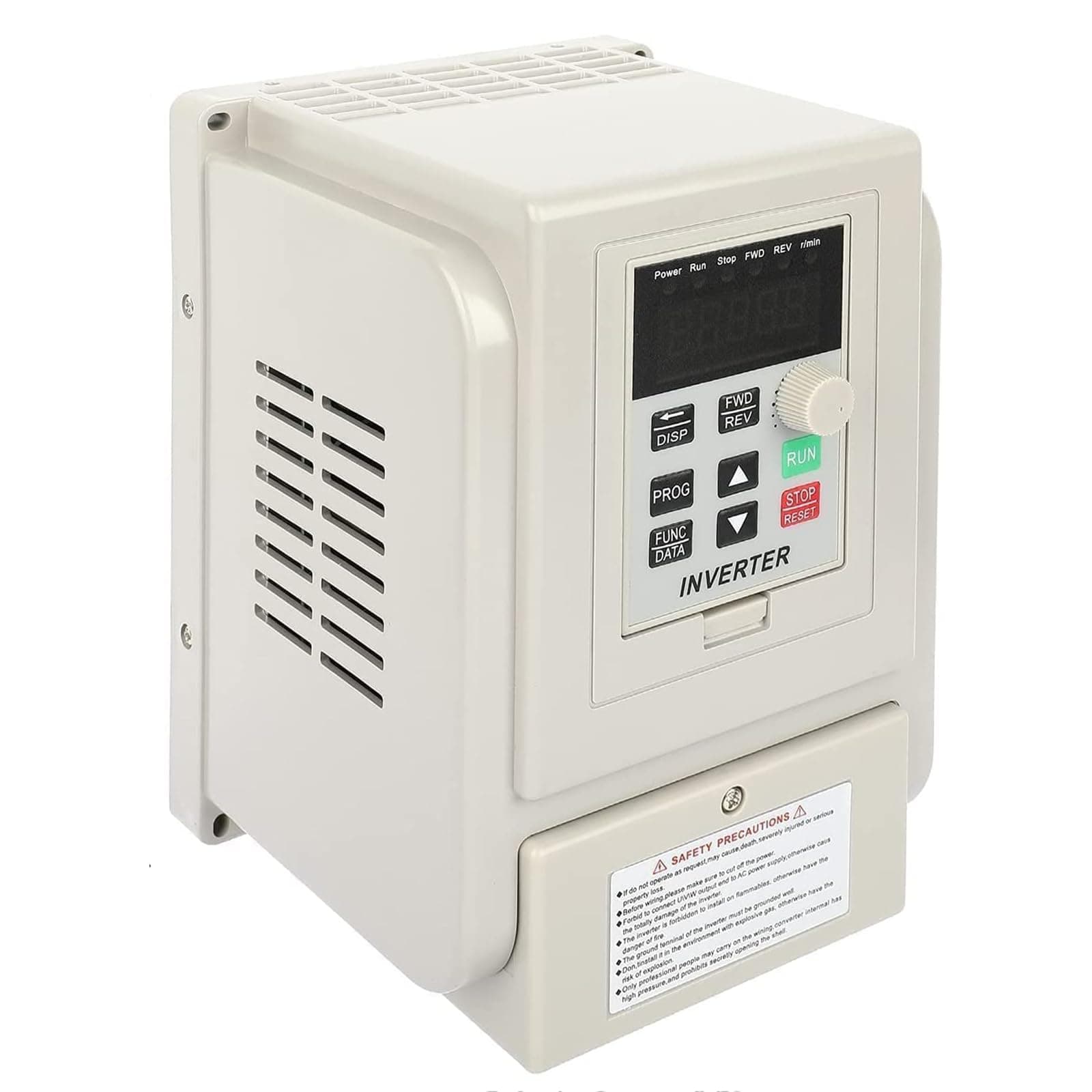 AC 220V Variable Frequency Drive Single Phase Input to 3 Phase Output Frequency Converter 2.2kw 3HP 12A VFD Inverter for Spindle Motor Speed Control