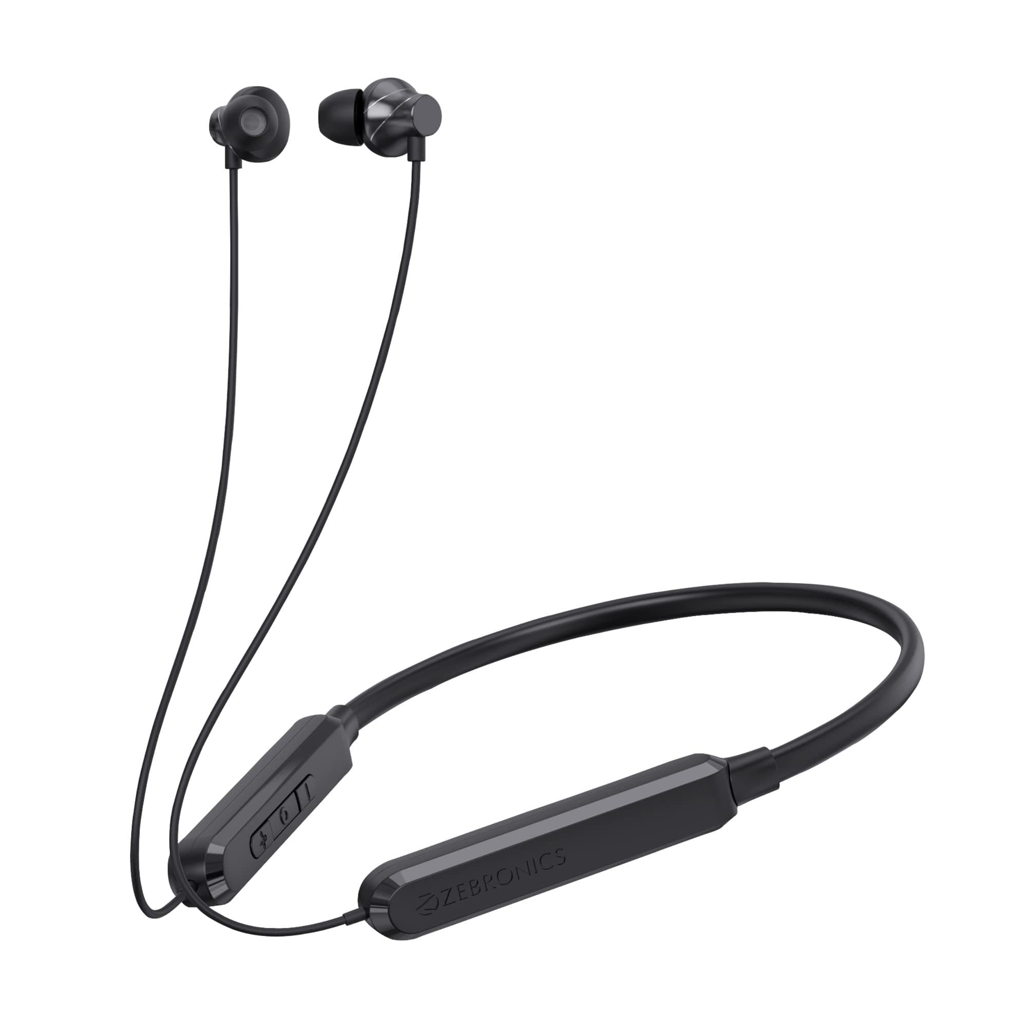 Jumbo LITE with 70 Hours Backup, Bluetooth v5.2 Wireless In Ear Neckband, Fast Charging, ENC Calling, Gaming Mode (Upto 50ms), Voice Assistant, Dual Pairing, Splash Proof, and Type C (Black)