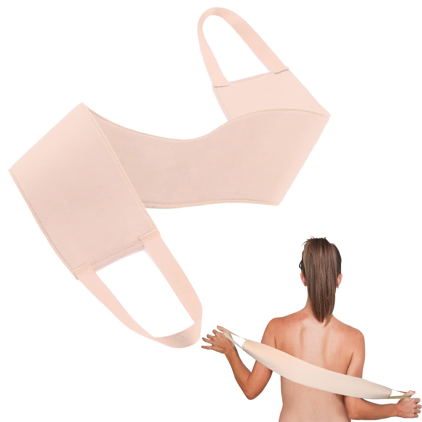 Lotion Applicator for Back, Self Back Tanning Applicator Back Lotion Applicators Tanning Back Applicator Double Side Used Soft Smooth Even for Lotions Mousses Creams