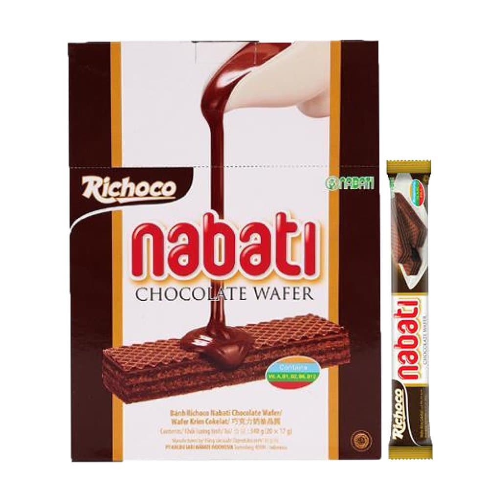 Richoco Nabati Chocolate Wafer 18g (100 Piece)