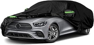 Waterproof Car Covers Replace for 2006-2025 Mercedes Benz E-Class Sedan E200 E250 E300 E350 E450, 6 Layers All Weather Car Cover with Zipper Door for Snow Rain Dust Hail Protection (E-Class)