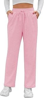 DIBAOLONG Womens Sweatpants Loose Comfy Casual Wide Leg Yoga Pants Drawstring High Waisted Lounge Pajama Pants with Pockets