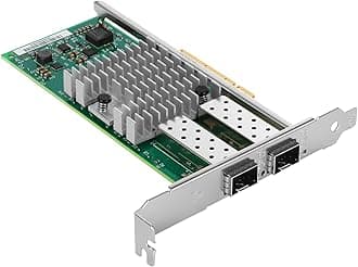 10gbe Network Card for Intel X520-DA2/ X520-SR2-82599ES Chip, 10Gbit PCI Express 2.0 X8 Port, Low Profile Dual SFP+ Ports, 10 Gigabit Network Adapter(NIC) for Linux, FreeBSD, VMware ESX/ESXi