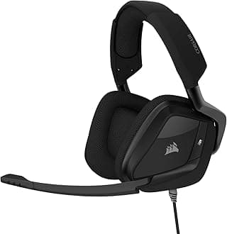 Corsair CA-9011205-NA VOID Elite Surround Premium Gaming Headset with 7.1 Sound, Carbon Black, Wired