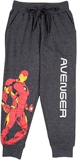 Nap Chief Official Marvel Avengers Printed Joggers for Kids, Cotton Regular Fit Track Pants for Boys & Girls