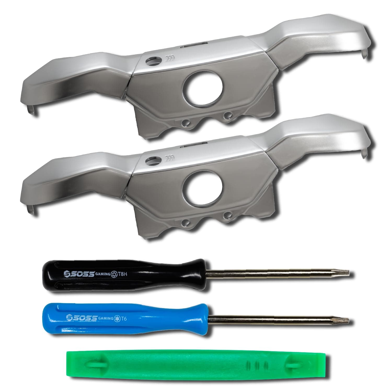 SOSS GAMING® 2024 Upgraded Bumpers Replacement Kit - Ultra Durable Version - Comes with T6 T8 Screwdriver Repair and Fix - For Xbox One Elite Series 1 Controllers - LB RB Button Triggers Parts (Elite - First Edition)