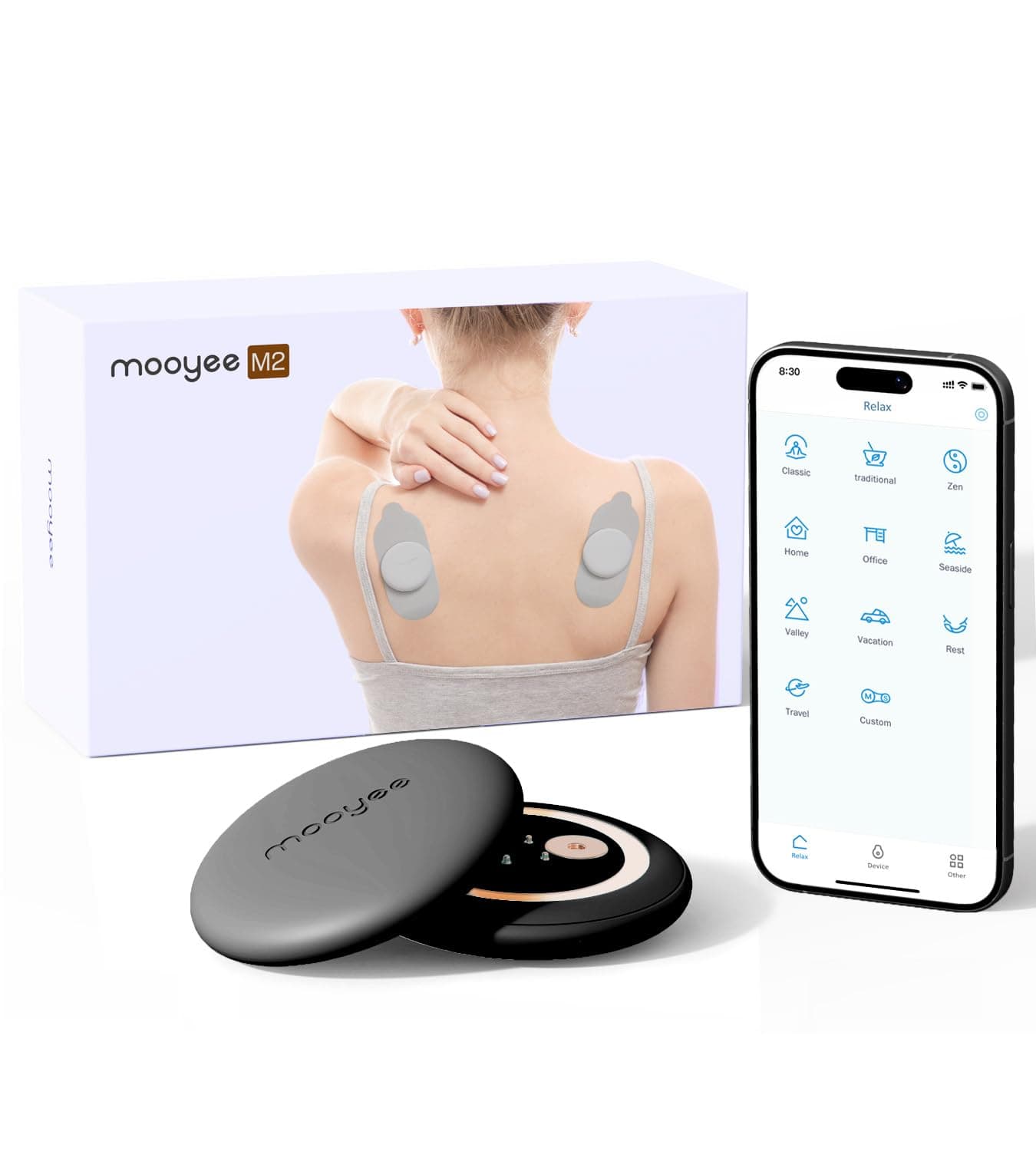 Wireless TENS Unit for Pain Relief, 18 Modes App Control Tens Machine & Deep Tissue Muscle Stimulator for Pain, Soreness & Muscle Relief – Ideal for Back, Neck, Shoulders, Arms & Legs