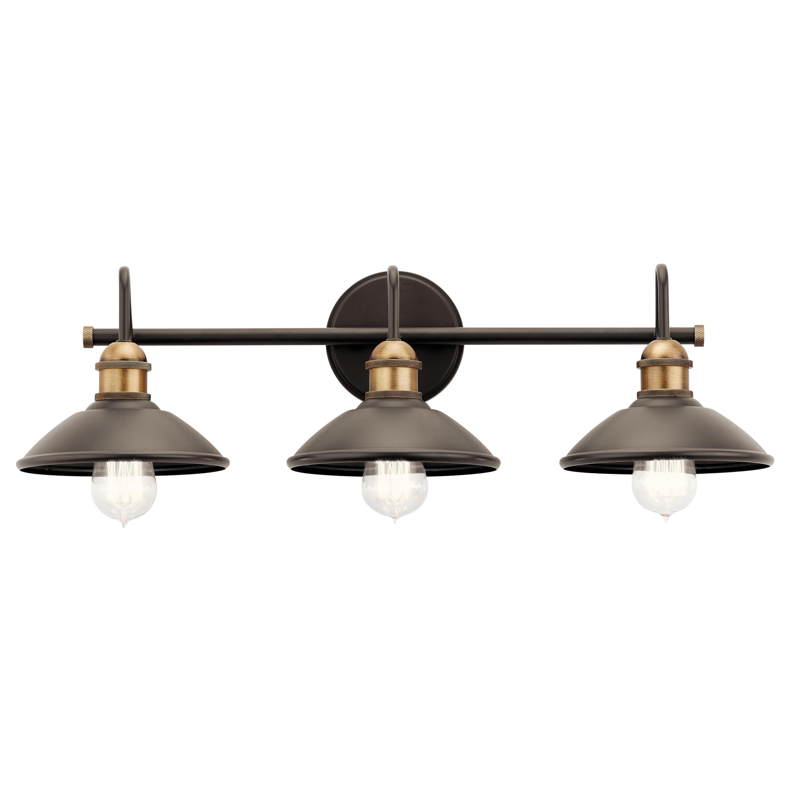 KichlerLighting Clyde 26.25" 3 Light Vanity Light in Olde Bronze®