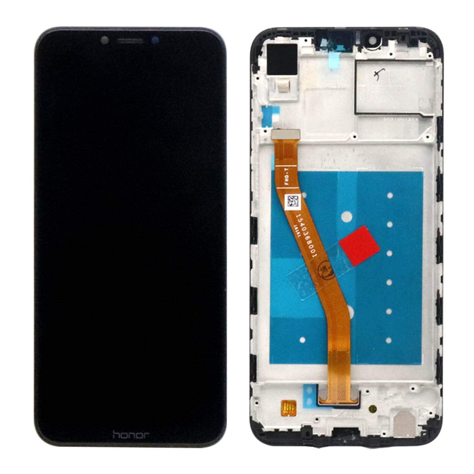 YuYue LCD Display Touch Screen Digitizer Assembly For Huawei Honor Play 6.3" Black With Frame