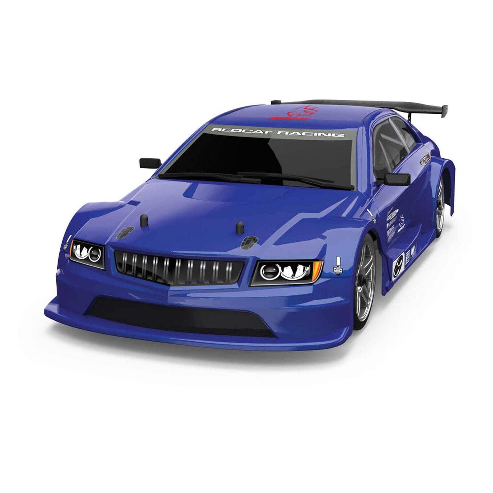 Lightning EPX RC Drift Car 1/10 Scale 4WD with 2.4GHz Radio, 19T Brushed Motor, Tunable Suspension, Remote Control Car with Battery and Charger - Metallic Blue
